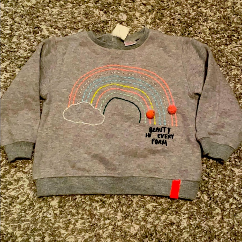 Zara crew neck sweatshirt, size 18-24 months